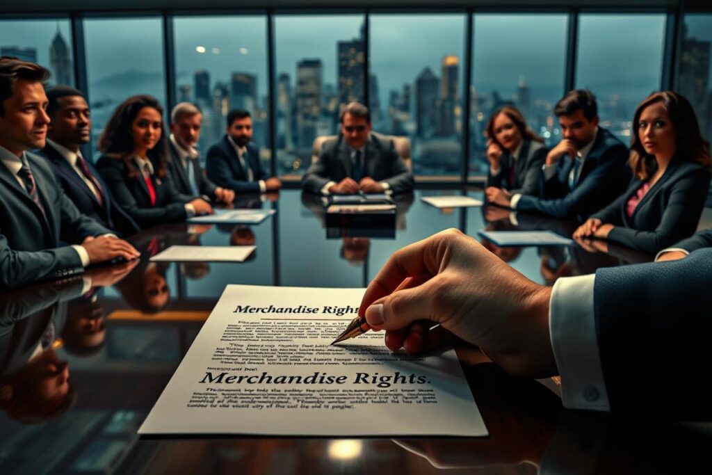 merchandise rights