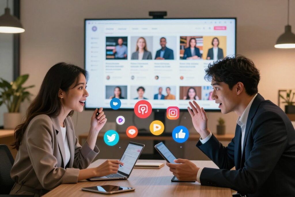 social media collaborations