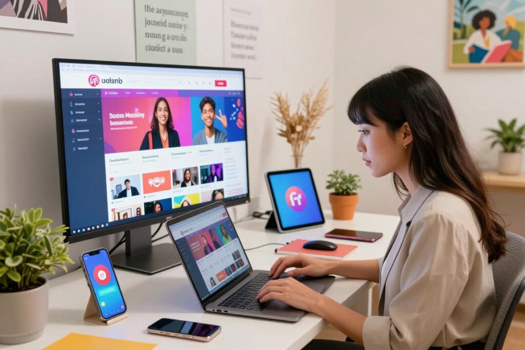 social media presence