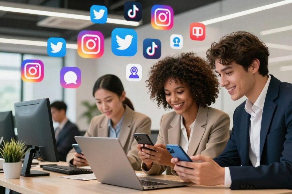 social media presence