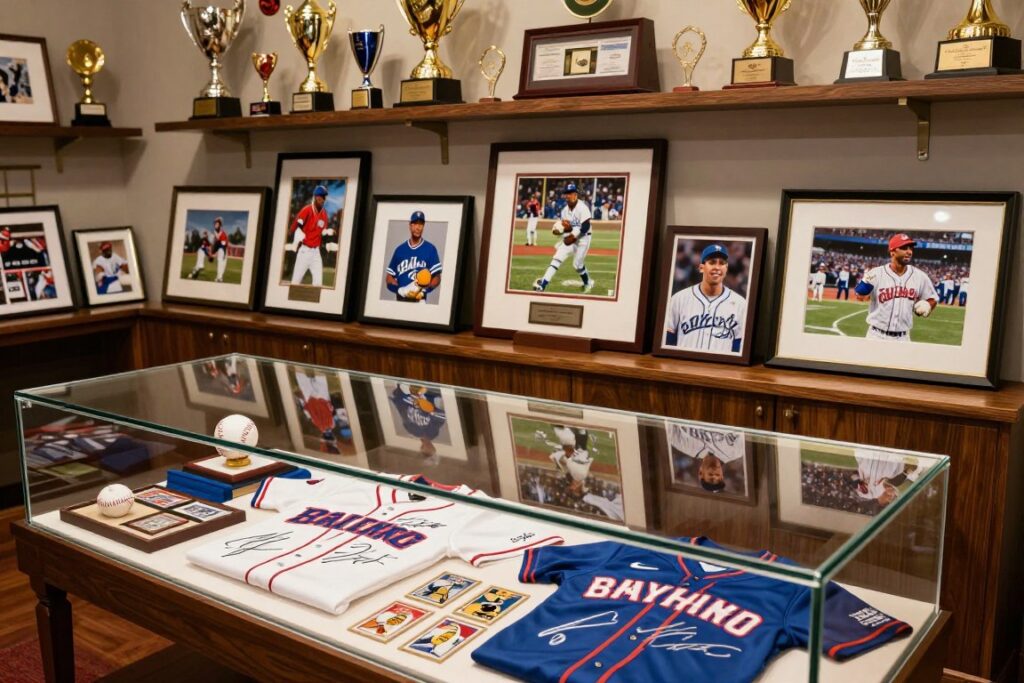 sports memorabilia collection
