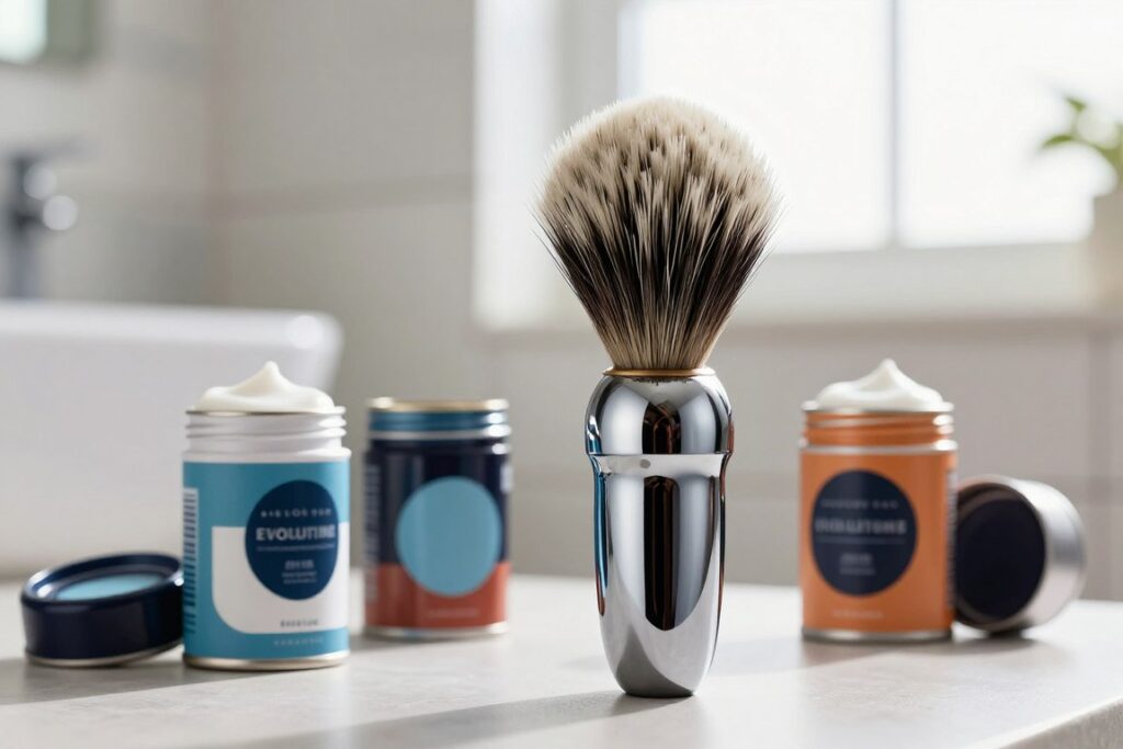 evolution brush for shaving cream cans evolution brush for shaving cream cans
