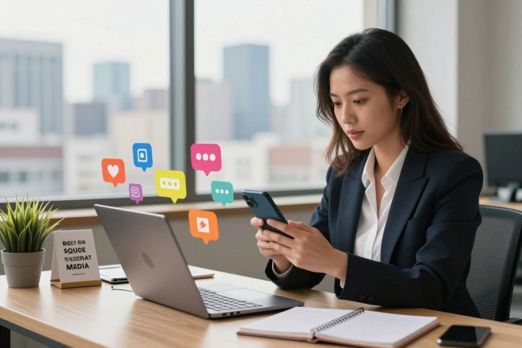 social media presence